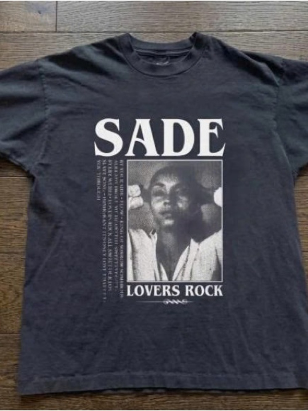 SADE Lovers Rock Graphic Tee - Black